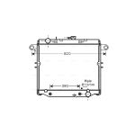 Radiateur moteur AVA COOLING TO2378