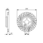 Disque de frein BOSCH 0 986 479 A69