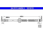 Tubo flessibile del freno ATE 24.5111-0429.3