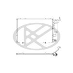 Condensador, sistema de ar condicionado KOYORAD CD320790M