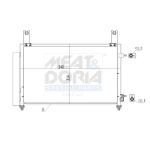 Condenseur (climatisation) MEAT & DORIA 991039