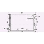 Radiateur moteur AVA COOLING AI2422