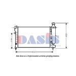 Radiateur moteur AKS DASIS 060035N