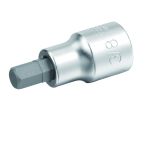 Ponta de chave de encaixe com furo de 1/2" HEX TOPTUL BDDA1614