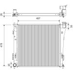 Raffreddatore motore VALEO VAL701360