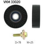 Rouleau de renvoi/guide, courroie à nervures en V SKF VKM 33020