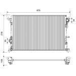 Raffreddatore motore VALEO VAL701479