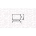 Raffreddatore motore MAGNETI MARELLI 350213131600