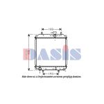 Radiateur moteur AKS DASIS 360024N