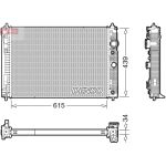 Raffreddatore motore DENSO DRM46045
