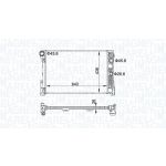Radiateur moteur MAGNETI MARELLI 350213161300