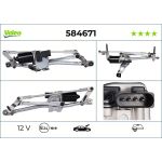 Ruitenwissermotor VALEO VAL584671