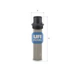 Filtro, sistema hidráulico de trabalho UFI 82.157.00