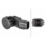 Sensor, ajuda de estacionamento HELLA 6PX 358 269-311
