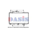 Radiador, arrefecimento do motor AKS DASIS 110068N