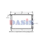 Radiateur moteur AKS DASIS 560008N