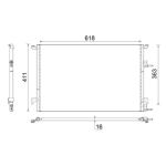 Condenseur (climatisation) MAHLE AC 589 000S