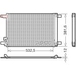 Condensatore, impianto di climatizzazione DENSO DCN02048