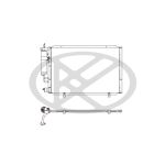 Condensador, sistema de ar condicionado KOYORAD CD320620M