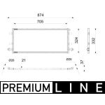 Refroidisseur basse température, refroidisseur d'air de suralimentation MAHLE CIR 44 000P