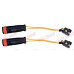 Sensor de desgaste das pastilhas de travão, traseira QUICK BRAKE WS0497A