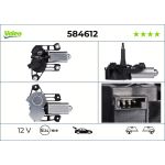 Motor, limpa para-brisas VALEO VAL584612