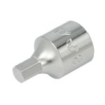Ponta de chave de encaixe com furo de 1/2" HEX HANS 4016M/8