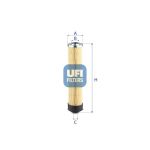 Filtro, sistema hidráulico UFI 83.083.00