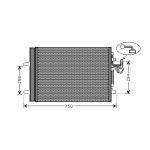 Condenseur (climatisation) AVA COOLING VO5161D