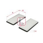 Filtre, air de l'habitacle SOFIMA S 3310 C
