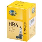 Lâmpada Halogen HELLA HB4 Standard 12V, 51W, 1 peça