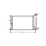 Arrefecedor do motor AVA COOLING CN2104