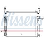 Kühler, Motorkühlung NISSENS 60328
