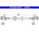 Tubo flessibile del freno ATE 24.5252-0390.3