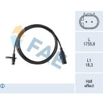 Capteur, vitesse de rou FAE 78748