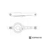 HinterSuspensão da rodasarm BLUE PRINT ADBP860180