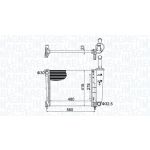 Arrefecedor do motor MAGNETI MARELLI 350213155700