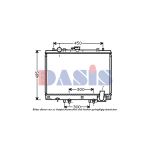 Radiateur moteur AKS DASIS 140089N