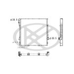 Raffreddatore motore KOYORAD PL422480