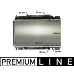 Arrefecedor do motor MAHLE CR 88 000P