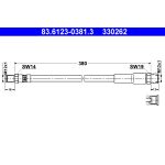 Flexible de frein ATE 83.6123-0381.3