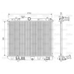 Arrefecedor do motor VALEO 701604