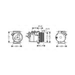 Klimakompressor AVA COOLING FDAK433
