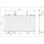 Radiateur moteur VALEO 701168