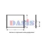 Condenseur (climatisation) AKS DASIS 082042N