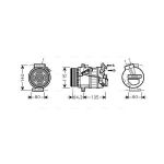 Compresor, aire acondicionado AVA COOLING RTAK394