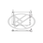Condensatore, impianto di climatizzazione KOYORAD CD810550