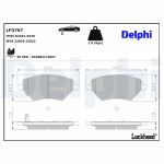 Jogo pastilhas travão, travão de estacionamento de disco DELPHI LP3797