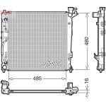 Raffreddatore motore DENSO DRM41007