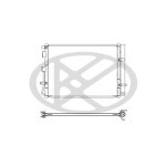 Condensatore, impianto di climatizzazione KOYORAD CD811482